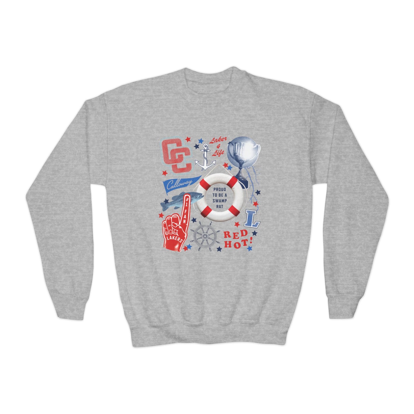 Calloway Lakers Team Spirit Crewneck (Youth)